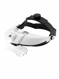 Лупа налобная увеличительная с подсветкой Орбита OT-INL09